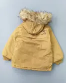 کاپشن کتان خزدار کرم ( 32323 )