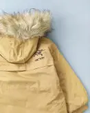 کاپشن کتان خزدار کرم ( 32323 )