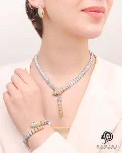 سرویس نقره ماری زنانه مجلسی شیک مدل SI Mari