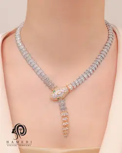 سرویس نقره زنانه ماری مجلسی شیک مدل SI B45 X