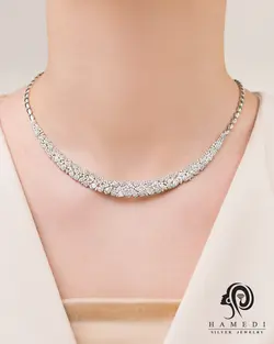 سرویس نقره زنانه جواهری مجلسی مدل SI F49