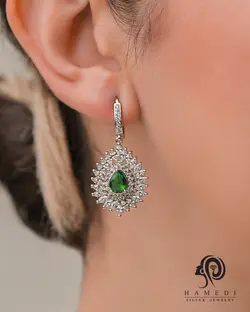 سرویس نقره زنانه جواهری مجلسی مدل SI R19