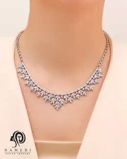 سرویس نقره جواهری عروس مدل SIL K9