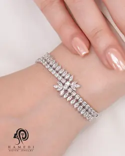 سرویس نقره جواهری عروس مدل SIL K6