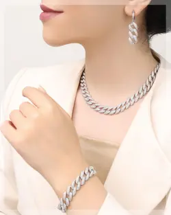 سرویس نقره زنانه کارتیه مجلسی مدل SI B23