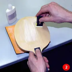 اماده سازی راکت با چسب ینهه