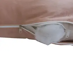 بالش بارداری یو شکل مخمل صورتی