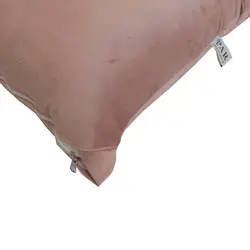 بالش بارداری یو شکل مخمل صورتی
