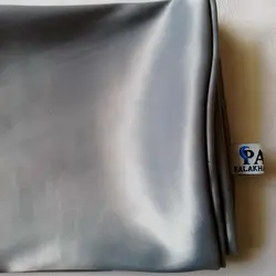 روبالشی ساتن ابریشم خاکستری سیر یک جفت