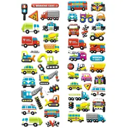 استیکر کودک طرح وسایل نقلیه مدل j025 | 30*5 سانتی‌متر | گارانتی اصالت و سلامت فیزیکی کالا