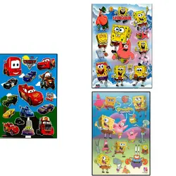 برچسب طرح باب اسفنجی و مک کوئین مدل HA 132 بسته 3 عددی | چند رنگ | گارانتی اصالت و سلامت فیزیکی کالا