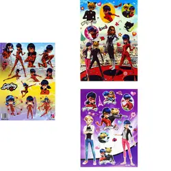 برچسب طرح دختر کفشدوزکی و پسر گربه ای کد NGHA 091 مجموعه 3 عددی | چند رنگ | گارانتی اصالت و سلامت فیزیکی کالا