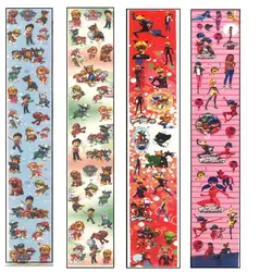 برچسب طرح دختر کفشدوزکی و سگ های نگهبان کد NGHE 038 بسته 4 عددی | چند رنگ | گارانتی اصالت و سلامت فیزیکی کالا