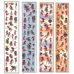 برچسب طرح کیتی و دختر کفشدوزکی کد NGHE 016 بسته 4 عددی | چند رنگ | گارانتی اصالت و سلامت فیزیکی کالا