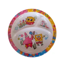 بشقاب کودک مدل باب اسفنجی کد 12 | چند رنگ | گارانتی اصالت و سلامت فیزیکی کالا