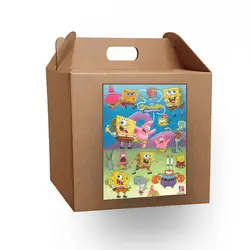 ست غذا خوری 4 پارچه کودک طرح باب اسفنجی