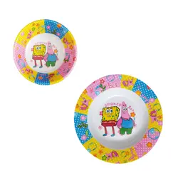 ست غذا خوری 5 پارچه کلبه طرح باب اسفنجی