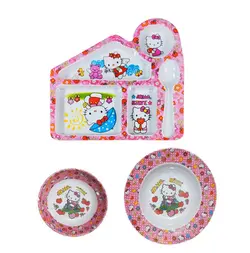 سرویس غذا خوری 3 پارچه کودک طرح کیتی