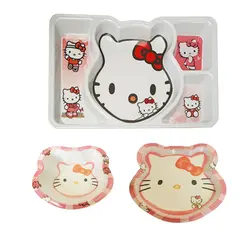 سرویس غذا خوری 3 پارچه کودک طرح کیتی کد Rbay33 | چند رنگ | گارانتی اصالت و سلامت فیزیکی کالا