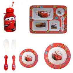 سرویس غذا خوری کودک طرح مک کویین کد Rbay06 مجموعه 6 عددی | قرمز | گارانتی اصالت و سلامت فیزیکی کالا