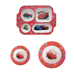 سرویس غذا خوری کودک طرح مک کویین مجموعه 3 عددی