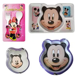 سرویس غذا خوری 5 پارچه کودک طرح میکی موس کد Rbay5 | چند رنگ | گارانتی اصالت و سلامت فیزیکی کالا