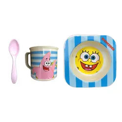 ظرف غذا سه تکه کودک مدل پاتریک کد SHR 762 | چند رنگ | گارانتی اصالت و سلامت فیزیکی کالا