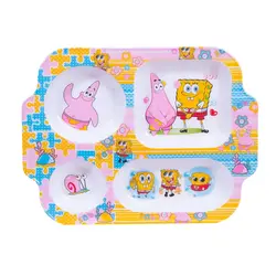 ظرف غذای کودک طرح باب اسفنجی مدل 1400 | زرد | گارانتی اصالت و سلامت فیزیکی کالا