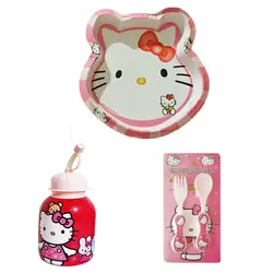 ظرف غذای کودک طرح کیتی کد rbay3 مجموعه 4 عددی  | چند رنگ | گارانتی اصالت و سلامت فیزیکی کالا