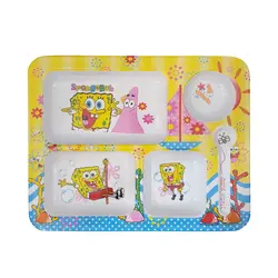 ظرف غذای کودک مدل باب اسفنجی کد SPON_09 | زرد | گارانتی اصالت و سلامت فیزیکی کالا