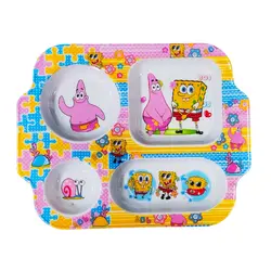 ظرف غذای کودک مدل باب اسفنجی و پاتریک کد 04 | چند رنگ | گارانتی اصالت و سلامت فیزیکی کالا