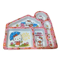 ظرف غذای کودک مدل کیتی کد ty65 | صورتی | گارانتی اصالت و سلامت فیزیکی کالا