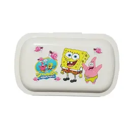 ظرف نگهدارنده غذا 3 تکه کودک مدل باب اسفنجی