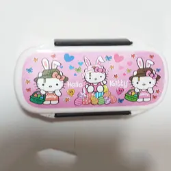 ظرف نگهدارنده غذای ۲ طبقه کودک طرح کیتی