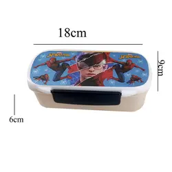 ظرف نگهدارنده غذای ۲ طبقه کودک طرح مرد عنکبوتی