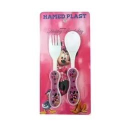 قاشق طرح مینی و میکی کد 21 بسته 2 عددی | چند رنگ | گارانتی اصالت و سلامت فیزیکی کالا