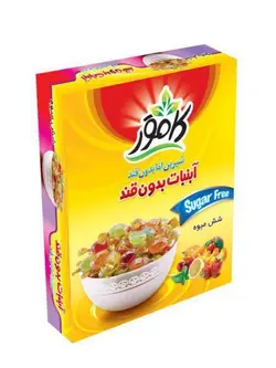 آبنبات بدون قند شش میوه