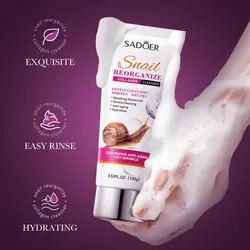 فوم شستشوی صورت ترمیم کننده حلزون و کلاژن سادور