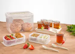 سرویس چای و صبحانه خوری مسافرتی 6نفره لیمون