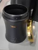 سرویس آشپزخانه MGS مشکی درب طلایی ۱۸پارچه