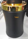 سرویس آشپزخانه MGS مشکی درب طلایی ۱۸پارچه