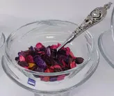 قاشق آجیل دسته نگینی و گلدار