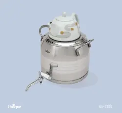 ست کتری و قوری یونیک طرح ترک مدل UN - 7295