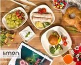 سرویس غذاخوری مسافرتی 8نفره 85پارچه لیمون