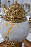 سماور ۳ کاره توپی طرح سنگ طغیان