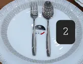 قاشق چنگال یونیک در ۳ طرح ناخنی / ماینز / دونا