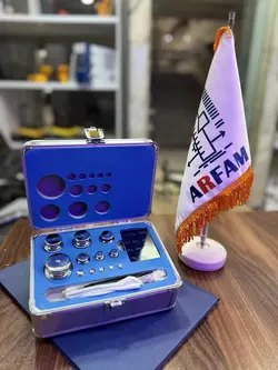جعبه وزنه آزمایشگاهی کلاس F1 ظرفیت 1 میلی گرم تا 500 گرم