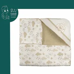 پتو دورپیچ کلاه دار رزبرن TEDDY BEAR ROSE BORN 2550291