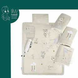 سرویس خواب هفت تکه رزبرن BEAR&KITE ROSE BORN 2060091