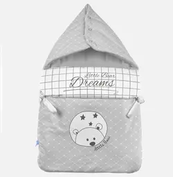 قنداق فرنگی زیپ دار رزبرن LITTLE DREAM ROSE BORN 2510241
